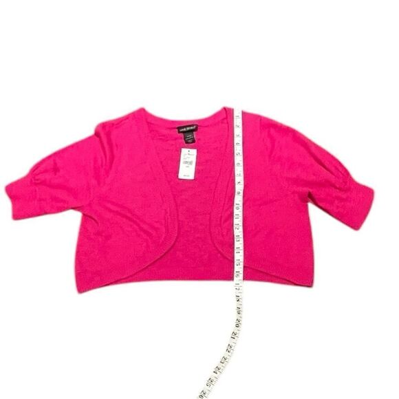 Lane Bryant Women’s Fuchsia Pink Open Front Cardigan, Size 14/16, NWT - Picture 6 of 7